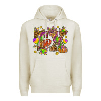 Oatmeal Heather Texas Mardi Gras Premium Hoodie - HowdyJamesFarm