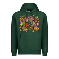 Sports Green Texas Mardi Gras Premium Hoodie - HowdyJamesFarm