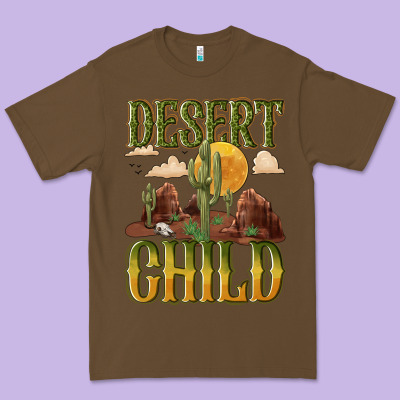 Desert Child Cactus Premium Tee Designed By Nancycooperartshop