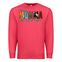 Cardinal Being a Momma Makes My Life Complete Premium Sweatshirt - CowCowDesign
