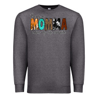 Charcoal Heather Being a Momma Makes My Life Complete Premium Sweatshirt - CowCowDesign