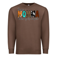 Chestnut Being a Momma Makes My Life Complete Premium Sweatshirt - CowCowDesign