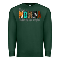 Sports Green Being a Momma Makes My Life Complete Premium Sweatshirt - CowCowDesign