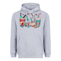 Heather Grey teacher coffee cups Heavyweight Hoodie - OliviaCreatesArt
