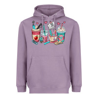 Lavender teacher coffee cups Heavyweight Hoodie - OliviaCreatesArt