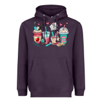 Plum teacher coffee cups Heavyweight Hoodie - OliviaCreatesArt