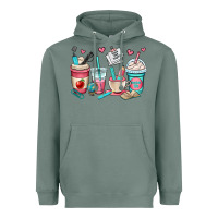 Sage teacher coffee cups Heavyweight Hoodie - OliviaCreatesArt