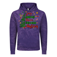 Cloud Purple joy hope love peace christmas Vintage Hoodie - MaliasSmallBusiness