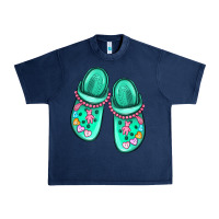 Navy nurse crocs Urban Heavy Tee - MaliasSmallBusiness