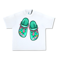 White nurse crocs Urban Heavy Tee - MaliasSmallBusiness
