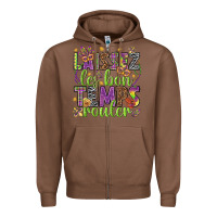 Chestnut Loissez les bon temps rouler Zipper Hoodie - HowdyJamesFarm