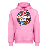 Fuchsia Pink Western American Babe Patriotic Urban Hoodie - LillyAllenDesigns