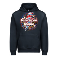 Navy Western American Babe Patriotic Urban Hoodie - LillyAllenDesigns