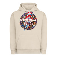 Pigment French Oak Western American Babe Patriotic Urban Hoodie - LillyAllenDesigns