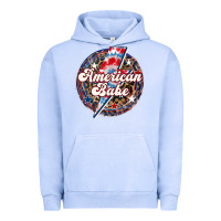 Pigment Grape Ice Western American Babe Patriotic Urban Hoodie - LillyAllenDesigns