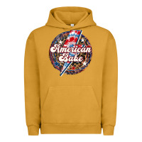 Pigment Peanut Butter Western American Babe Patriotic Urban Hoodie - LillyAllenDesigns