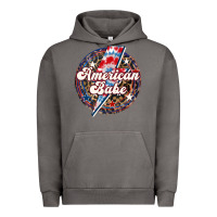 Pigment Tornado Western American Babe Patriotic Urban Hoodie - LillyAllenDesigns