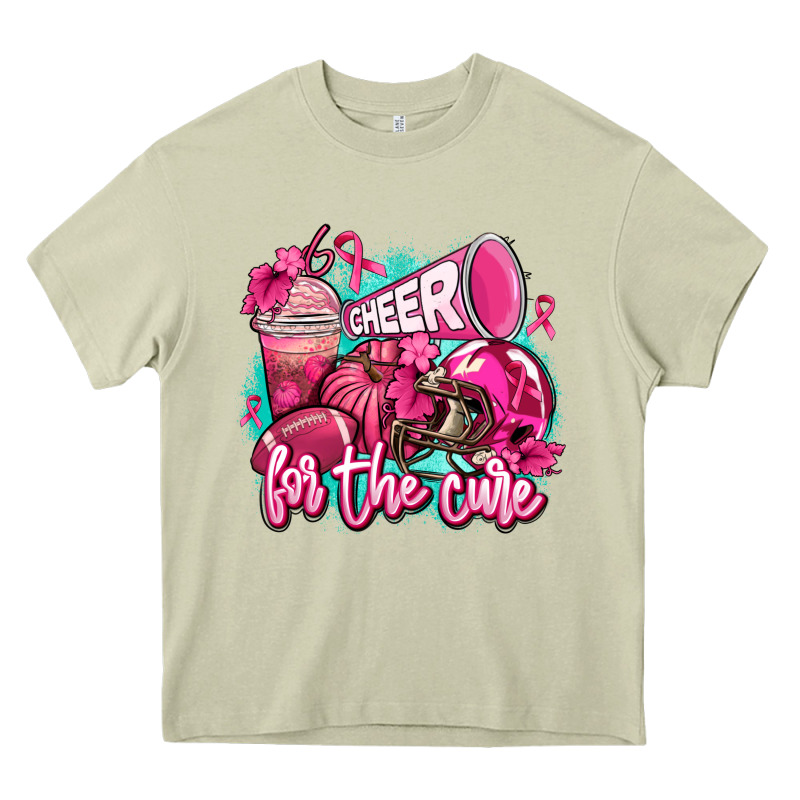 Cheer For The Cure Heavy Core Tee by AdoDesignShop | Teevron