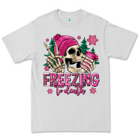 Dove Grey freezing to death winter skull Premium Tee - Jasminsmagicworld