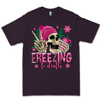 Plum freezing to death winter skull Premium Tee - Jasminsmagicworld