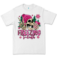 White freezing to death winter skull Premium Tee - Jasminsmagicworld