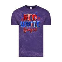 Cloud Purple red white boujee Vintage Tee - MaliasSmallBusiness