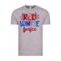 Vintage Zinc red white boujee Vintage Tee - MaliasSmallBusiness