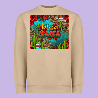 Latina Mama Heavyweight Sweatshirt Designed By Jasminsmagicworld