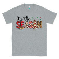 Heather Grey tis the season christmas debbie cake Classic Tee - MaliasSmallBusiness