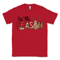 Red tis the season christmas debbie cake Classic Tee - MaliasSmallBusiness