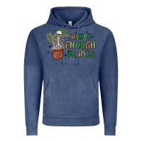 Vintage Denim never enough plants Vintage Hoodie - MaliasSmallBusiness