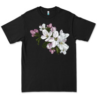 Black apple blossom Premium Tee - LillyAllenDesigns