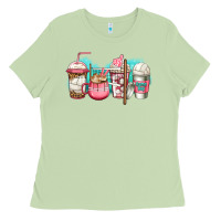 Matcha volleyball coffee Ladies Tee - Jasminsmagicworld