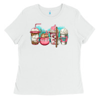 White volleyball coffee Ladies Tee - Jasminsmagicworld