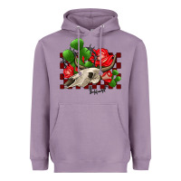 Lavender bullskull rose and cactus olivia Heavyweight Hoodie - OliviaCreatesArt