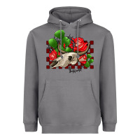 Storm bullskull rose and cactus olivia Heavyweight Hoodie - OliviaCreatesArt