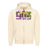 Sandshell Love Mardi Gras Y'all Zipper Hoodie - HowdyJamesFarm