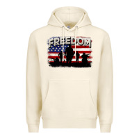 Tofu Freedom 4th of july Premium Hoodie - CowGirlArtShop