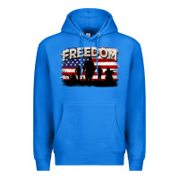 True Royal Freedom 4th of july Premium Hoodie - CowGirlArtShop