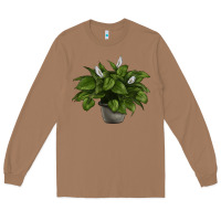 Toasted Coconut Peace Lily Long Sleeve Tee - LillyAllenDesigns