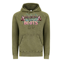 Vintage Olive bring your ass kicking boots Vintage Hoodie - NancyCooperArtShop