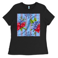 Patriotic Rose Ladies Tee | Teevron