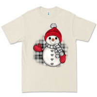 Bone grey christmas snowman Premium Tee - JahusDesignShop