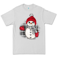 Dove Grey grey christmas snowman Premium Tee - JahusDesignShop