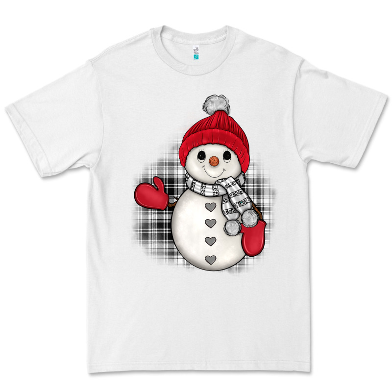 Grey Christmas Snowman Premium Tee by JahusDesignShop | Teevron