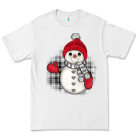 White grey christmas snowman Premium Tee - JahusDesignShop
