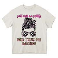 Cream just call me pretty and take me racing Heavy Core Tee - JahusDesignShop