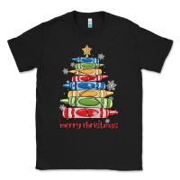 Black crayons tree christmas Classic Tee - MaliasSmallBusiness