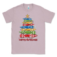 Lilac crayons tree christmas Classic Tee - MaliasSmallBusiness