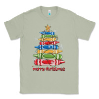 Matcha crayons tree christmas Classic Tee - MaliasSmallBusiness